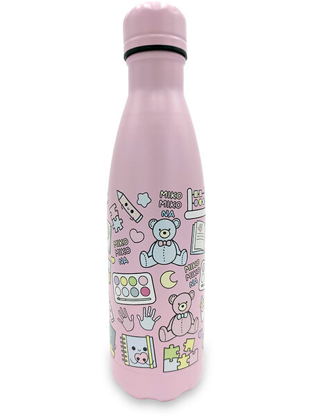 Botella Térmica Acero Inoxidable 500ml  Modelo Educación Infantil (Rosa  Bebé)